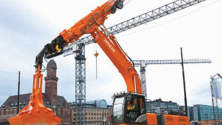 Broschyr Delvator Hitachi ZX350LC-6 CTA Clamshell telescopic 30M