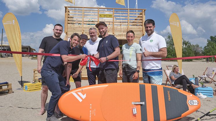 Eröffnung der neuen SUP-Station am Nordstrand Cospudener See