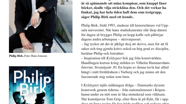 Ung deckardebutant med dragning till konstvärlden