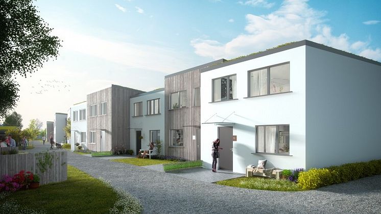 Nybyggda klimatsmarta bostadsrätter på 86 resp. 104 kvadratmeter.