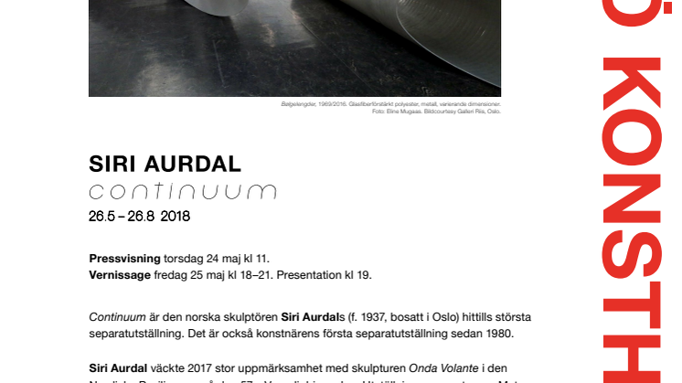 Siri Aurdal på Malmö Konsthall