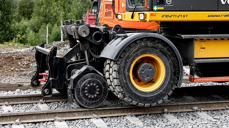 Volvo EWR170E - rälspåbyggnad