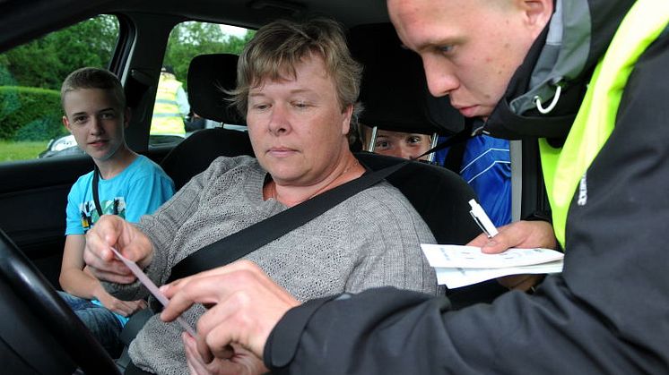 Dorte Frydenlund kørte på vinterdæk.