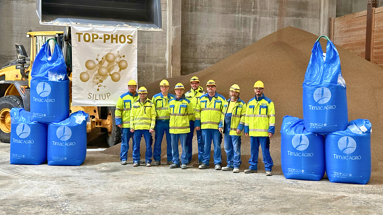 TIMAC AGRO Österreich stellt erste Tonnen TOP PHOS SILIUP Technologie in Pischelsdorf her