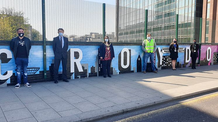 East Croydon station mural 