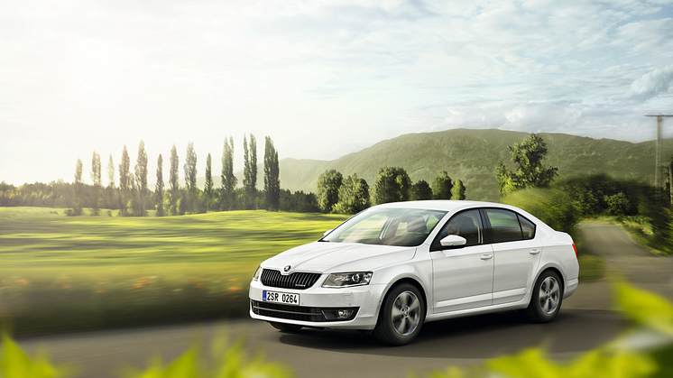 Ny SKODA Octavia GreenLine kører 31,3 km/l