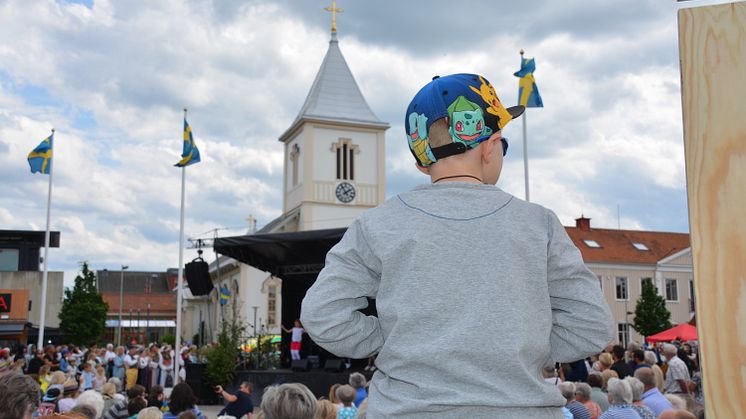 Folkfest på Kungsbacka Torg