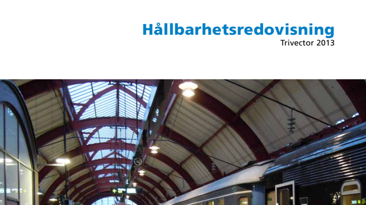 Trivectors hållbarhetsredovisning 2013