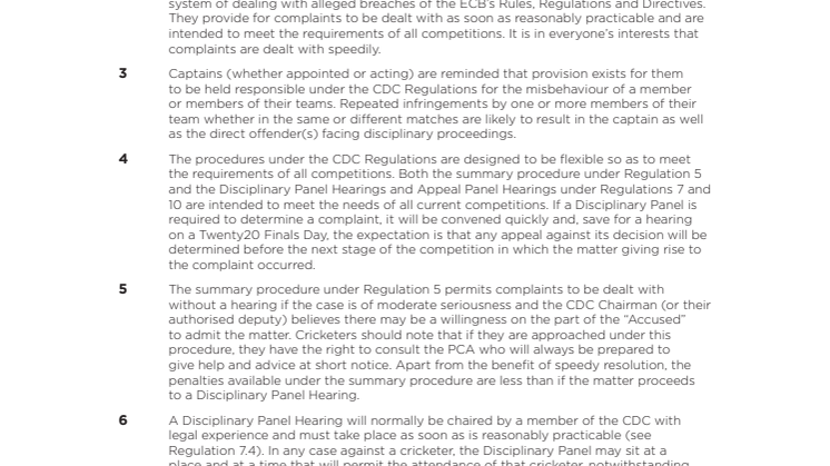 CDC Regs 2018