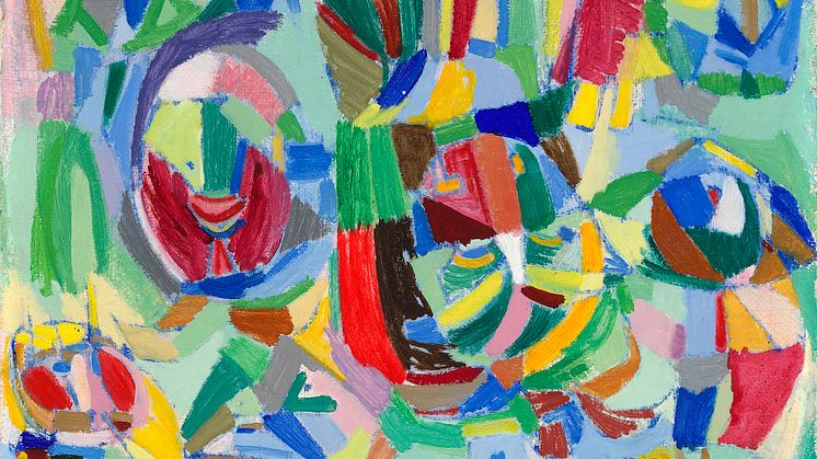 Asger Jorn- Uden titel. Sign. Asger J.