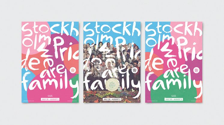Kändistät printkampanj för Stockholm Pride