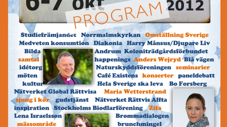 Omställningsgatan 6-7 oktober hela programmet 