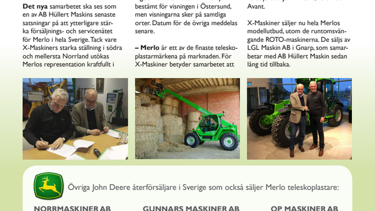 Merlo expanderar ytterligare i norr