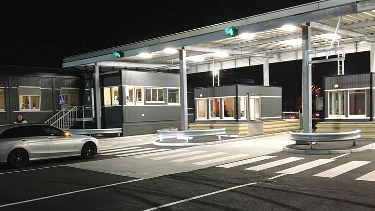 Titan och Modus vann upphandlingen - Belysning av ny terminalyta hos HallandsHamnar Halmstad AB
