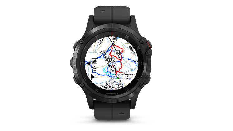 fenix 5 Plus Winteraktivitätskarte
