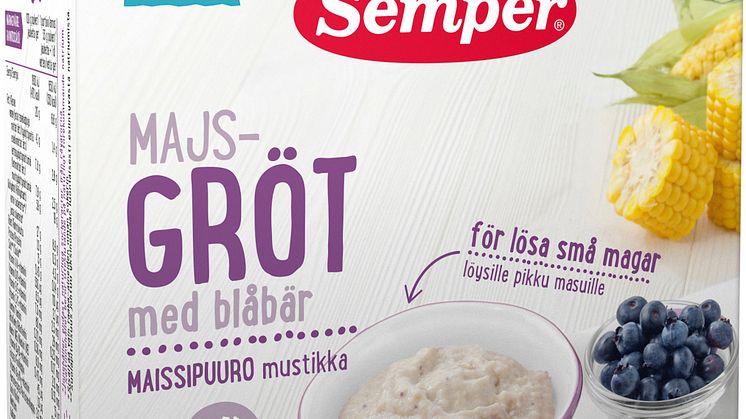 Ny design på Sempers alla grötar och vällingar