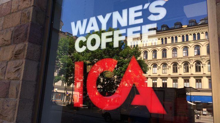 Wayne's Coffee och ICA i nytt kafésamarbete på Kungsholmen