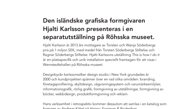 Dagens prisceremoni med Skúli Sverrisson & Olöf Arnalds, Vigdis Finnbogadóttir och pristagaren Hjalti Karlsson! Utdelning av Torsten och Wanja Söderbergs pris idag.
