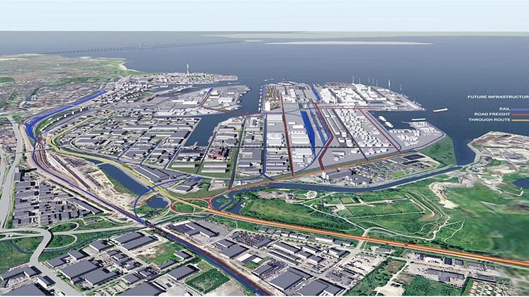 Bättre infrastruktur i Norra Hamnen i Malmö