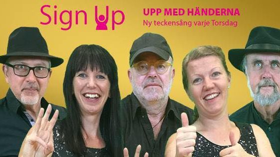Bild på Sign Up från deras Facebooksida