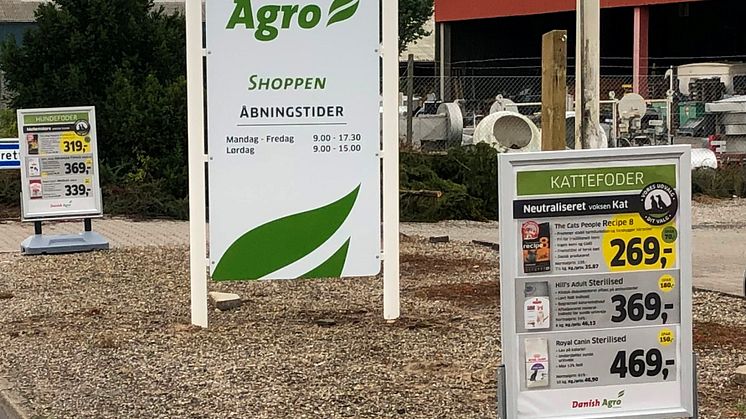 Ny Danish Agro Shop i Nyborg
