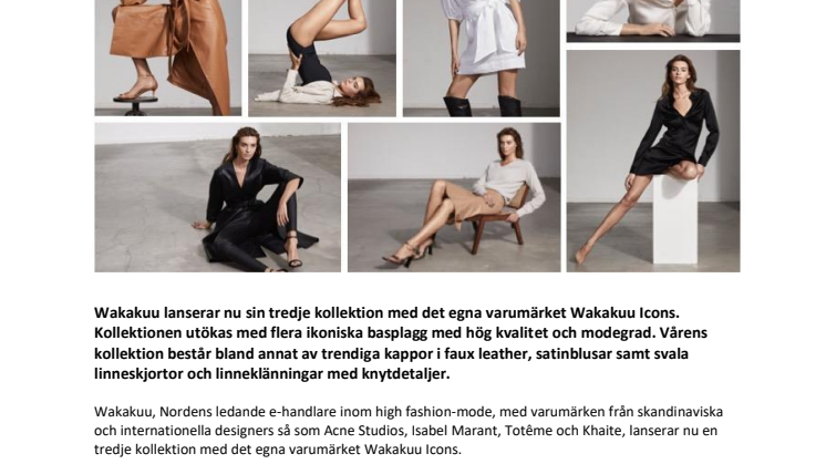 Wakakuu lanserar tredje kollektionen med Wakakuu Icons