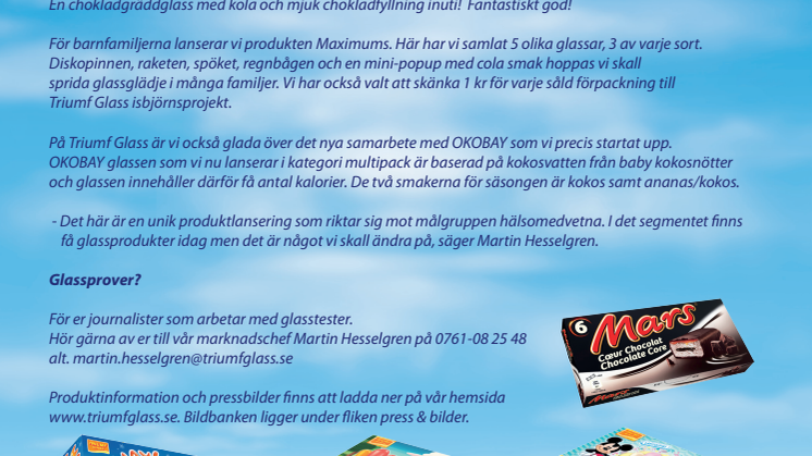 Fler goda nyheter inför säsongen 2014!
