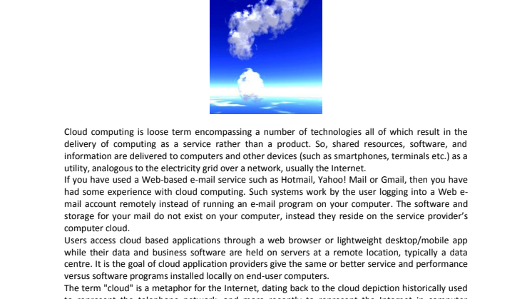 What is Cloud Computing; How does Cloud Computing Work?