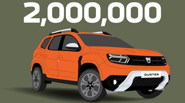 Dacia Duster - 2 miljoner sålda