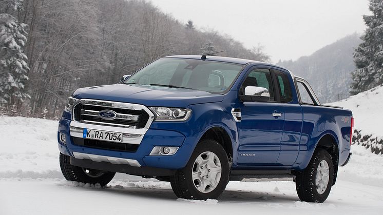 Uusi Ford Ranger –avolava tarjoaa parannettua polttoainetaloudellisuutta, uudistunutta muotoilua sekä edistynyttä teknologiaa