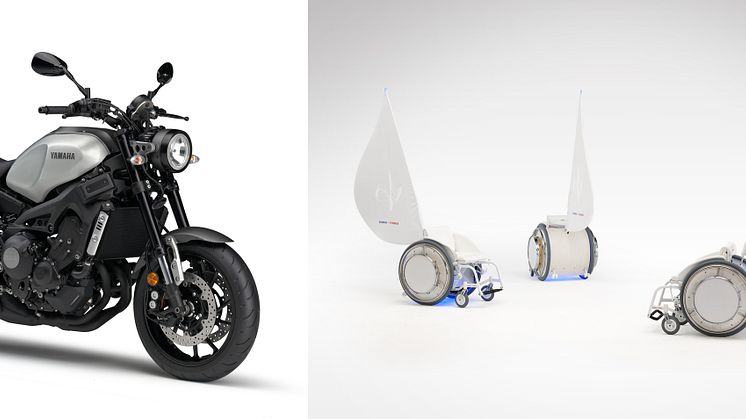 「XSR900」　The “&Y01,” an electrically power-assisted wheelchair that performs music