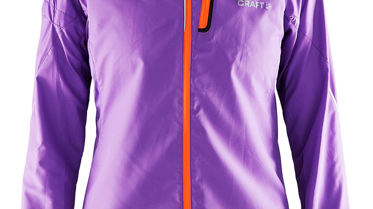 Devotion jacket (women) i färgen lilac/flourange