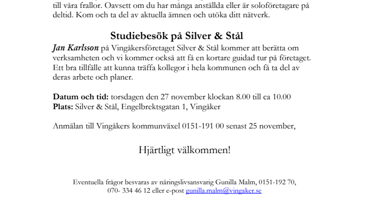 Frukostfralla för företagare