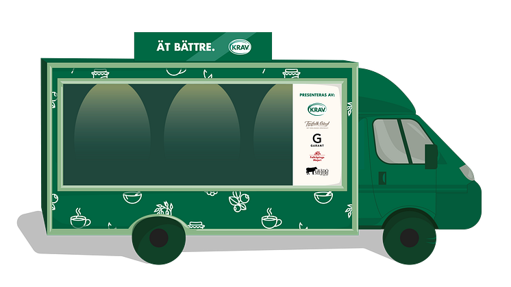Studenter får ”frukost hela dagen” vid KRAVs foodtruck