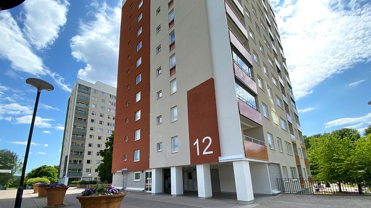 Ett av Botkyrkabyggens hus på Albyvägen.