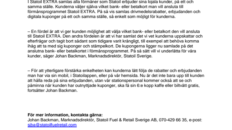 Förmånsprogrammet med det lilla EXTRA