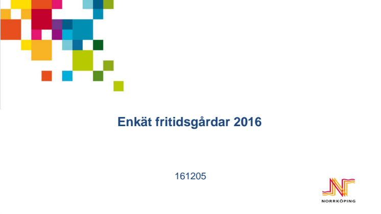 Enkät - fritidsgårdar 2016