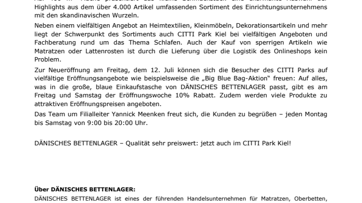 Klein, aber oho: City-Filiale in Kiel startet durch