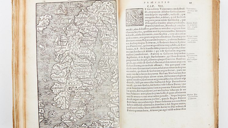 Förstautgåva av Gothorum Sveonumque historia av Johannes Magnus