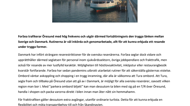 Vi seglar som vanligt!