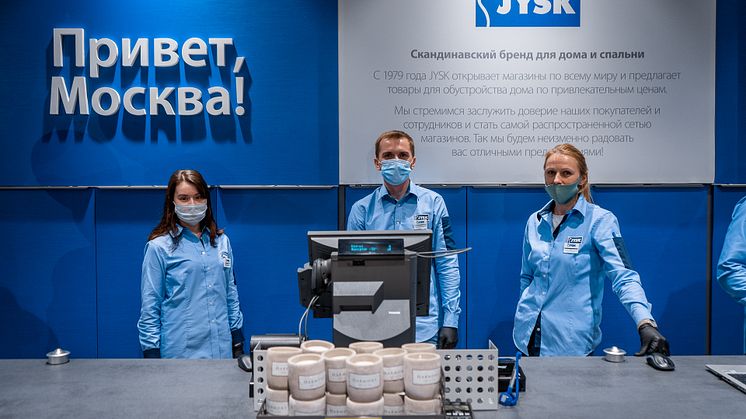 First JYSK store in Russia (Troyka Moscow)