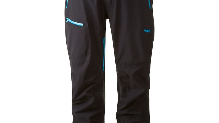 Breheimen 3-Layer Pants - Black/Br Sea Blue