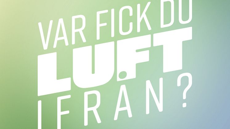 Logotype Var fick du luft ifrån?