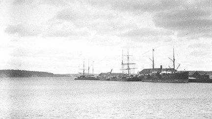 Värtahamnen från nordväst