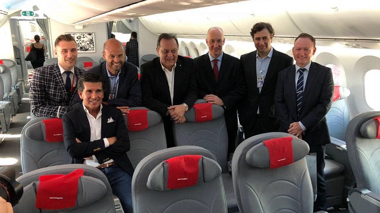 Primer vuelo en Buenos Aires - autoridades