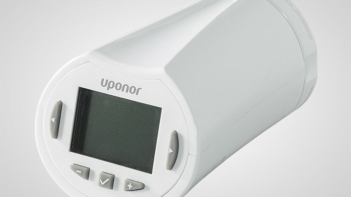 Uponor Smatrix Wave Radiatortermostat T-162 för trådlös styrning av vattenburna radiatorer