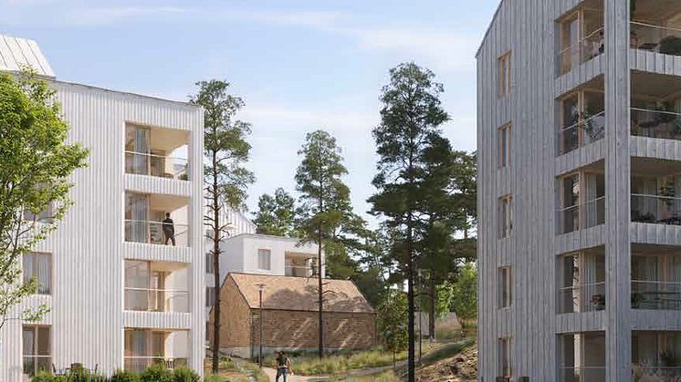 HSB Göteborg vinner markanvisningstävling i Myggenäs – ska bygga hållbara och naturnära bostäder 