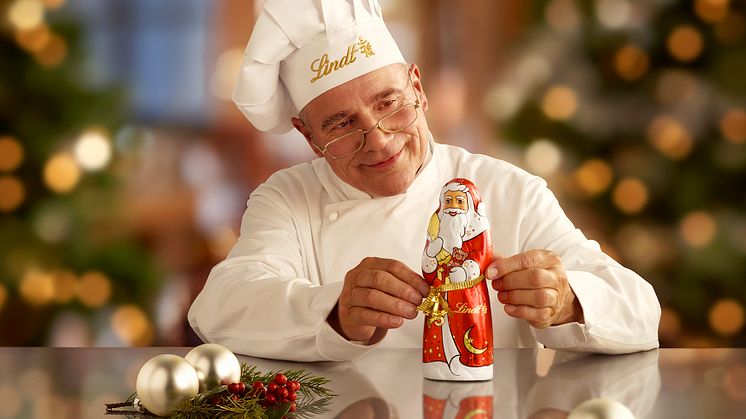 ​Årets allra finaste chokladtomte är här. En symbolisk figur skapad av Lindts chokladmästare.  LINDT Santa nylanseras inför advent och julens firanden.
