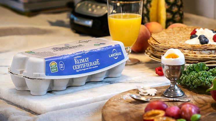 Lantäggs klimatcertifierade ägg