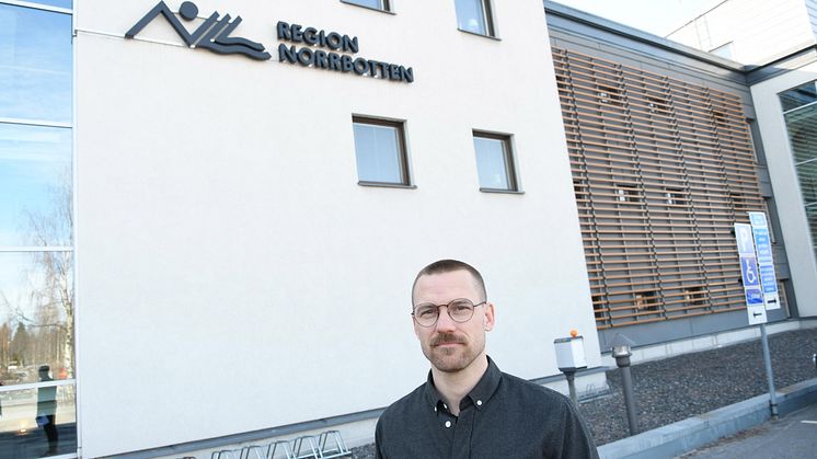 Albin Dahlin Almewall, forskare omvårdnad vid Luleå tekniska universitet